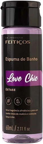 Espuma de Banho Banheira Hidromassagem Love Chic Êxtase 60ml