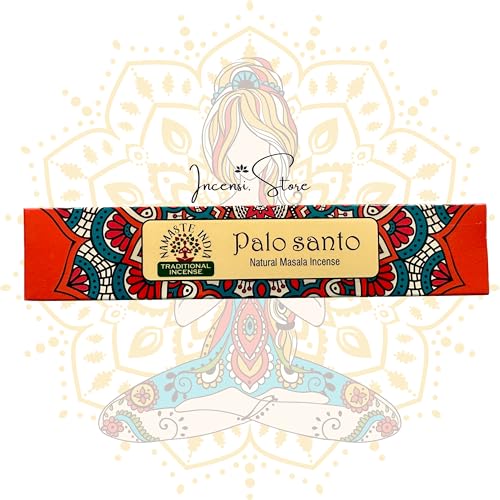 Palo Santo – Aroma Místico y Relajante – para Meditación, Bienestar, Ambiente Espiritual – 100% Natural, Hecho a Mano – sin Químicos – 15g