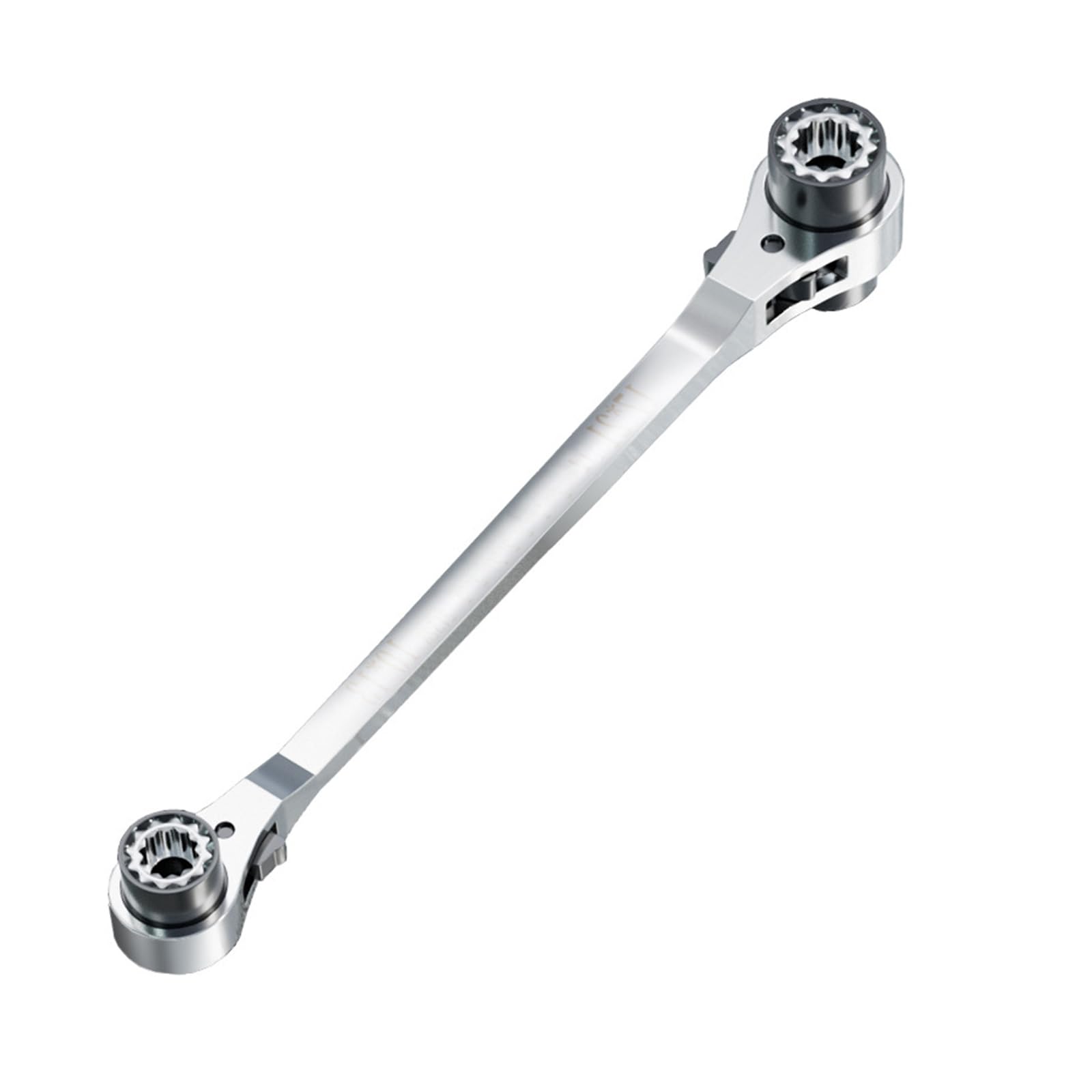 Llave de trinquete multifunción con doble cabeza ajustable para pernos de 8-21 mm de acero