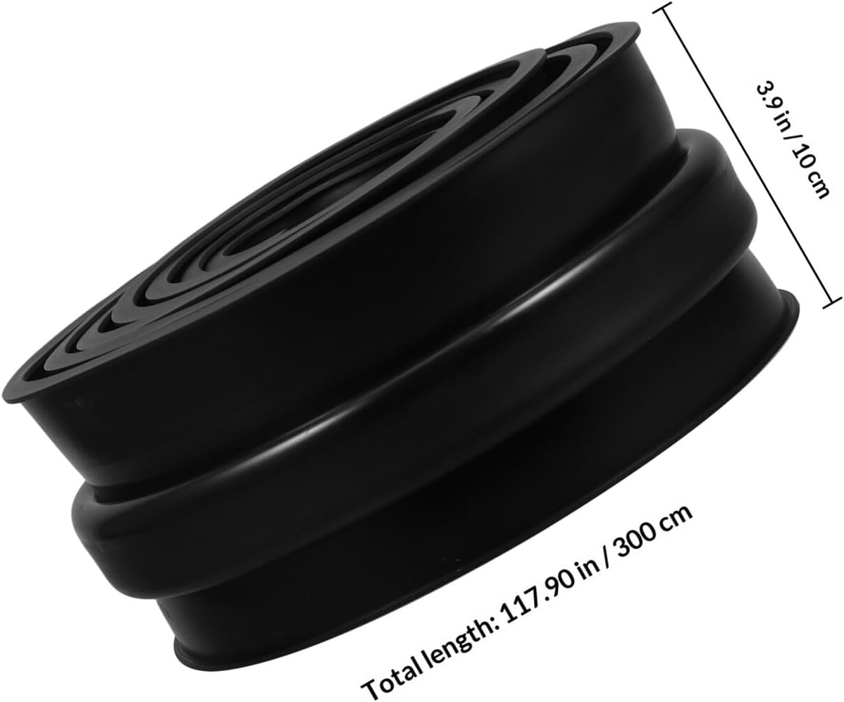 Garage Door Seal Bottom Weatherproofing Strip Rubber Door Seal Strip 3 Meter Roll Weather Stripping