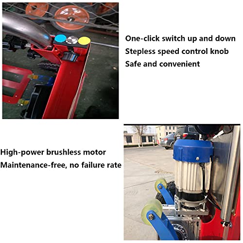 TYX Sackkarre Treppensteiger Elektrisch, Tragbarer Schwerlastwagen Mit Einstellbarer Geschwindigkeit, Geeignet Zum… – Bild 5