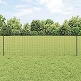 Zaunpfosten 5er Set Grau, 60 cm Höhe, aus robustem Stahl, witterungsbeständig für Garten und Terrasse, einfache Montage