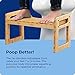 Squatty Potty Tao Bamboo Adjustable Toilet Stool, 7