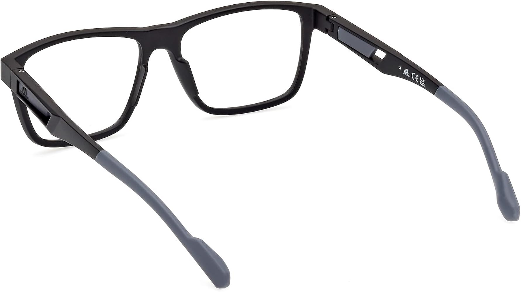 adidas Brille mit Sehstärke für Herren optional mit Sonnenbrillentönung oder Blaulichtfilter, Tropfen, gefertigt aus Kunststoff, Modell: SP5058 (inklusive Brillenetui) Fashion