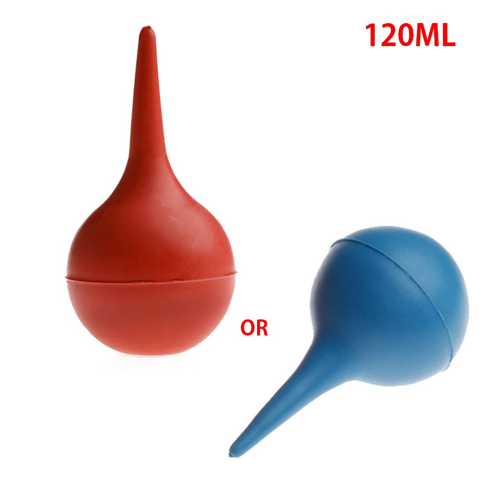 30/60/90/120 ML Outil de Laboratoire Aspiration en Caoutchouc Seringue de Lavage des Oreilles Ampoule à Presser Silicone