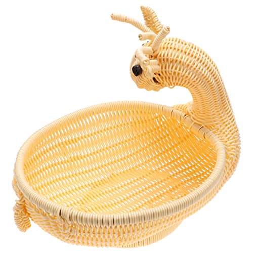 GRIRIW Hand Woven Rattan Produce Basket Bread Baking Tool Bread Banneton Proofing Basket Wicker