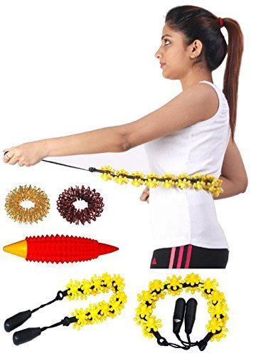 Acupressure Massager For Whole Body Multicolour Stress Relief Tool For Neck Back Legs Arms Feet Muscle Pain Relaxation Home Therapy And Daily Wellness Use