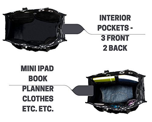 Pursetti Utility Tote with Pockets & Compartments-Perfect Nurse Tote Bag, Teacher Bag, Work Bags for Women & Craft Tote - Image 5