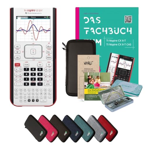 Pacchetto di stampa: TI Nspire CX II-T (ohne CAS) + SafeCase Schutztasche + Garantieverlängerung...