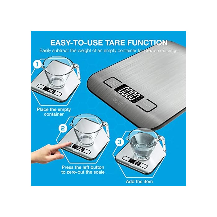 Buy Vont 'Milo' Kitchen Scale, Food Scale, Digital & Mechanical Scale