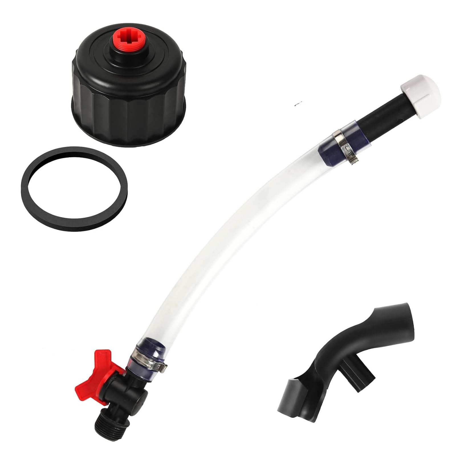 ABS Fuels Transfer Hose Set Lightweight Spill Resistance for Motorcycles Dirt Bikes VP Vehicles Quick Refuel Fuels Filling Hose