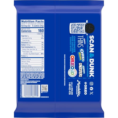 Image of OREO Chocolate Sandwich Cookies, 12-13.29 oz Packs