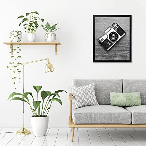 Americanflat 16x20 Picture Frame in Black - Thin Border Photo Frame with Polished Plexiglass - Wall Picture Frame with Hanging Hardware Included for Horizontal or Vertical Display Format