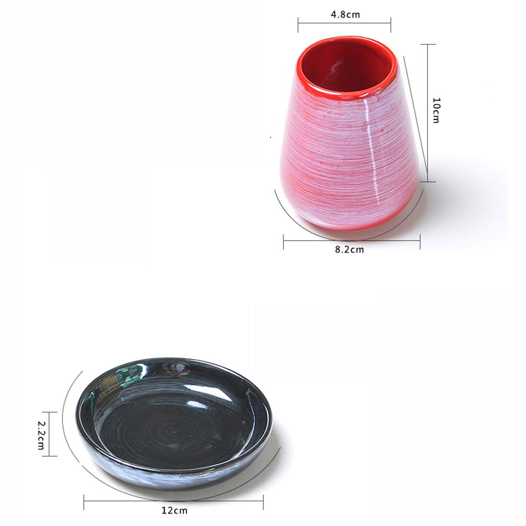 HYLR luxuriöse Bunte Keramik Badezimmerzubehör-Sets 5-teilig Badezimmerzubehör-Sets Zahnbürstenhalter Tasse Spülbecher Seifenspender Badezimmerdekoration