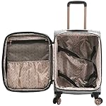 kensie Hudson Softside 3-Piece Spinner Luggage Set, Heather Gray - Image 5