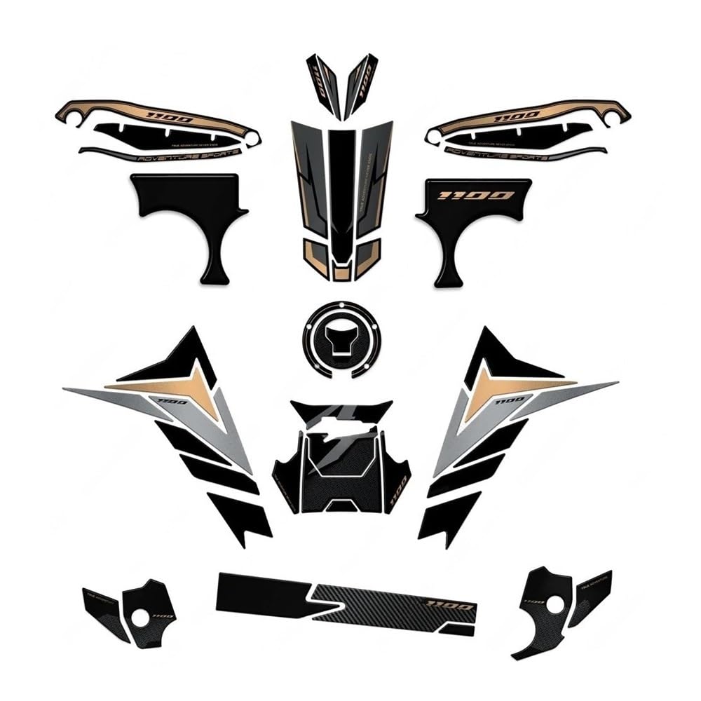 Epoxy Sticker Motorcycle Tank Pad Protection Stickers Decorative Decal for Ho&nda Afr&ICA Tw&in Adv Sports 2024 Tanks Pad Protector