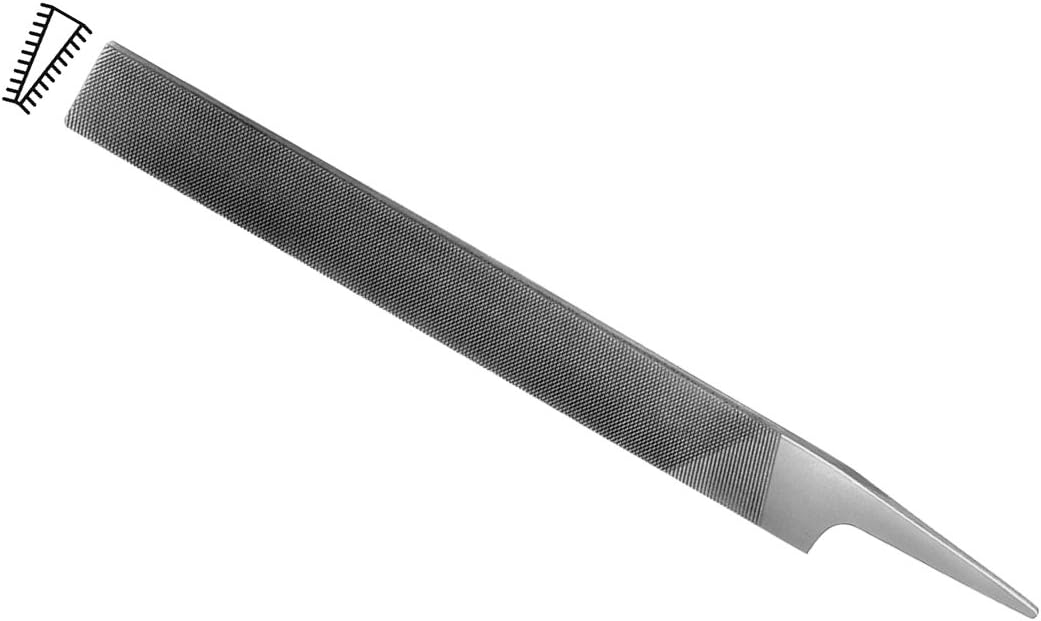 Grobet USA Swiss Made Clearance Pricing American Pattern Knife File Second Cut 6 Inch Box of 12