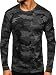 Produktbild BOLF Herren Longsleeve Sweatshirt Langarmshirt Pulli Figurbetont Farbwahl Basic J.Style 2088-1 Dunkelgrau M [5E5]