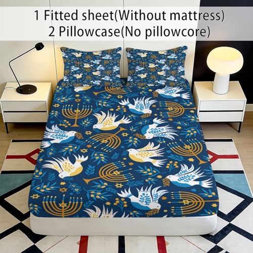 Drap housse colombe 140x200 microfibre de qualité supérieure - 3