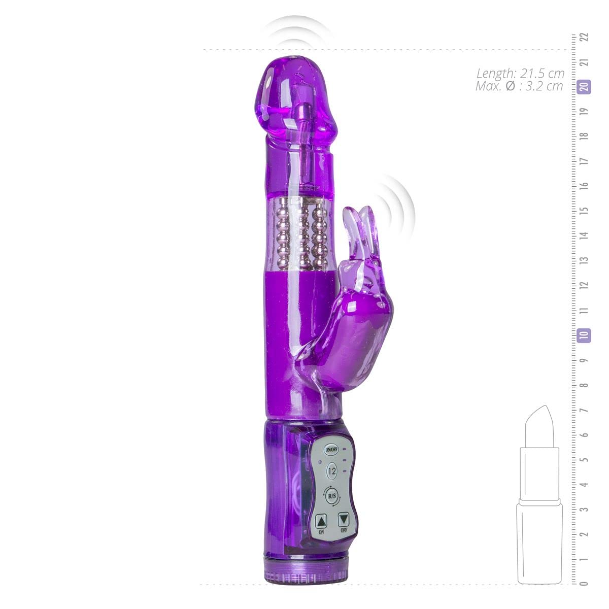 Teazers Massaggiatore Giocattoli erotici del sesso Vibratore Giocattoli del sesso - Vibratore di coniglio - viola massaggiatore