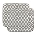 Lot de 2 tapis de séchage en microfibre, séchage rapide, pour égouttoir de cuisine, tapis de séchage absorbant, tapis de séchage pour cuisine, accessoires de table, 40 cm x 30 cm.