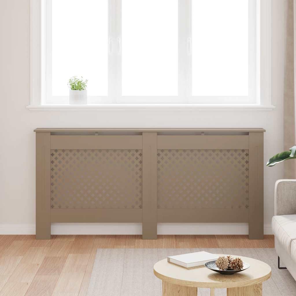 Okładzina grzejnika MDF z listwami 172 x 19 x 81,5 cm, akcesoria grzewcze do salonu i łazienki, energooszczędne, uniwersalnie kompatybilne, wytrzymałe, kompaktowe, stylowe