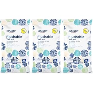 Equate Flushable Wipes 18 Count Pac...
