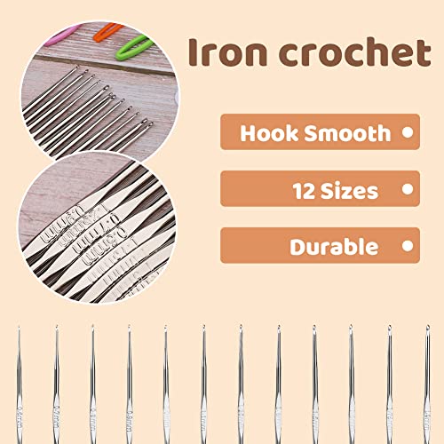 NAMOON Crochet Hook Set, Crochet Hooks Ergonomic with Storage Case - Image 4