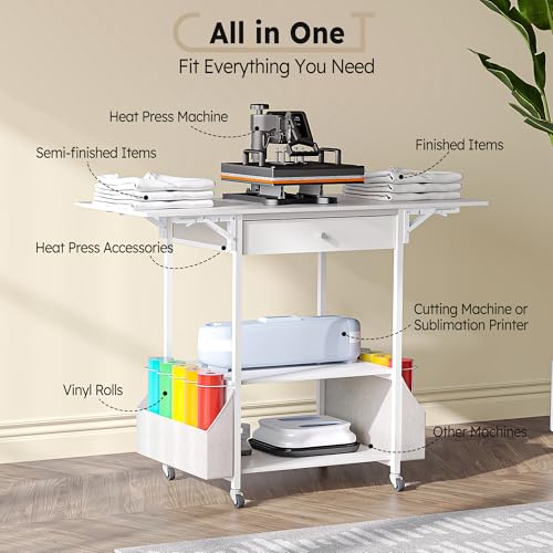 Table de presse à chaud pliable : finis les rouleaux encombrants - 3