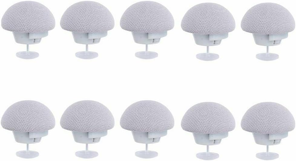 Lekla-10 pcs Duvet Pin Duvet Clips Non-Slip Comforter Clips Blanket Buckles Quilt Holder Fixator Bed Sheet Fastener for Quilt Cushions (Gray)