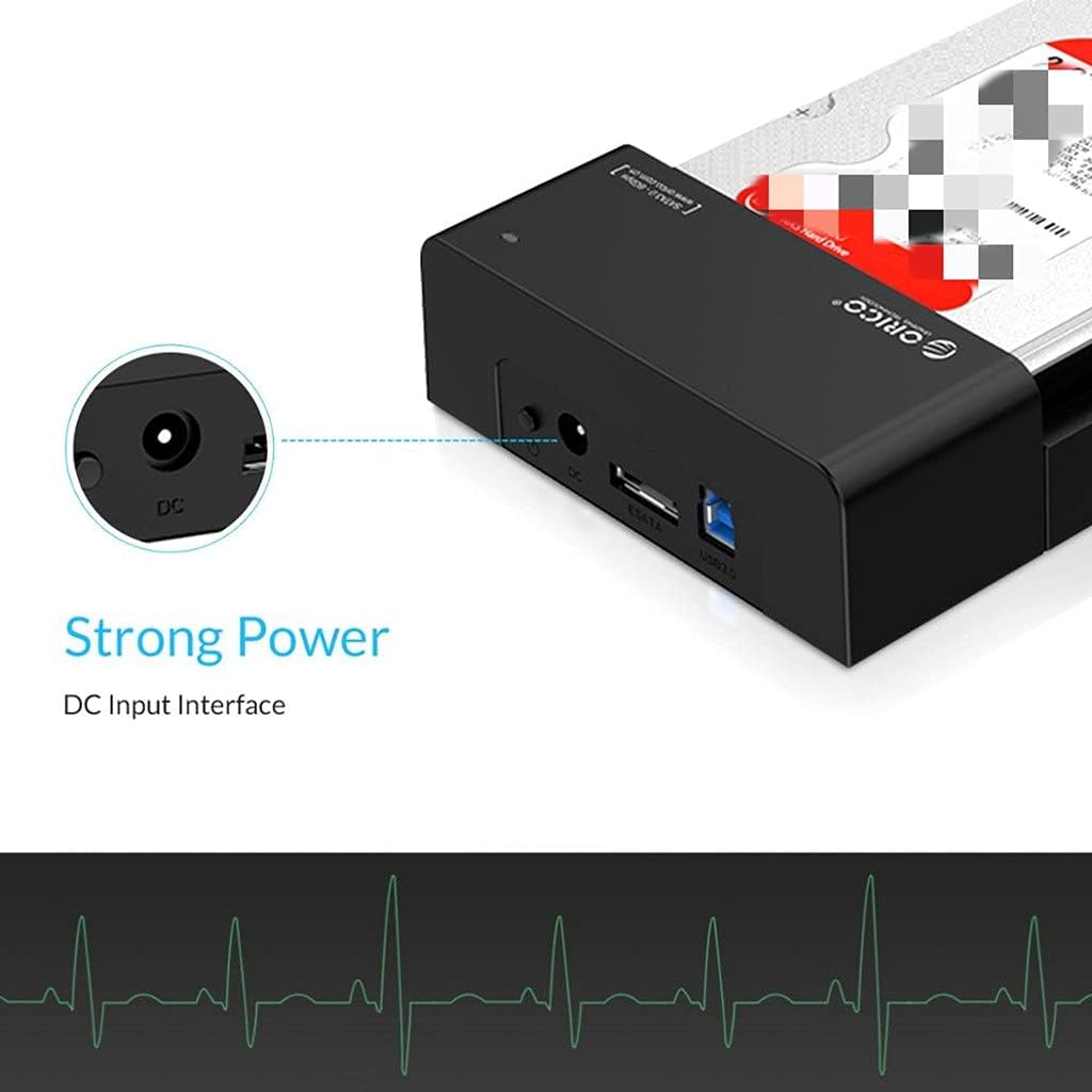 2.5 3.5inch HDD Caddy SATA to USB Type B ESATA External SSD Enclosure Up to 16TB HDD Docking Station for Laptop