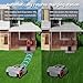 Redkey MGC500 Robot Lawn Mower with 390ft Boundary Wires for 0.12 Acre (1/8 Acre), 45% Slope, 70Mins Runtime, Auto Recharge, Automatic Robotic Lawn Mower w/Precise Location & Breakpoint Detection