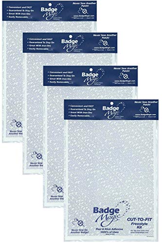Badge Magic Cut to Fit Freestyle Patch Adhesive Kit (4-Pack)