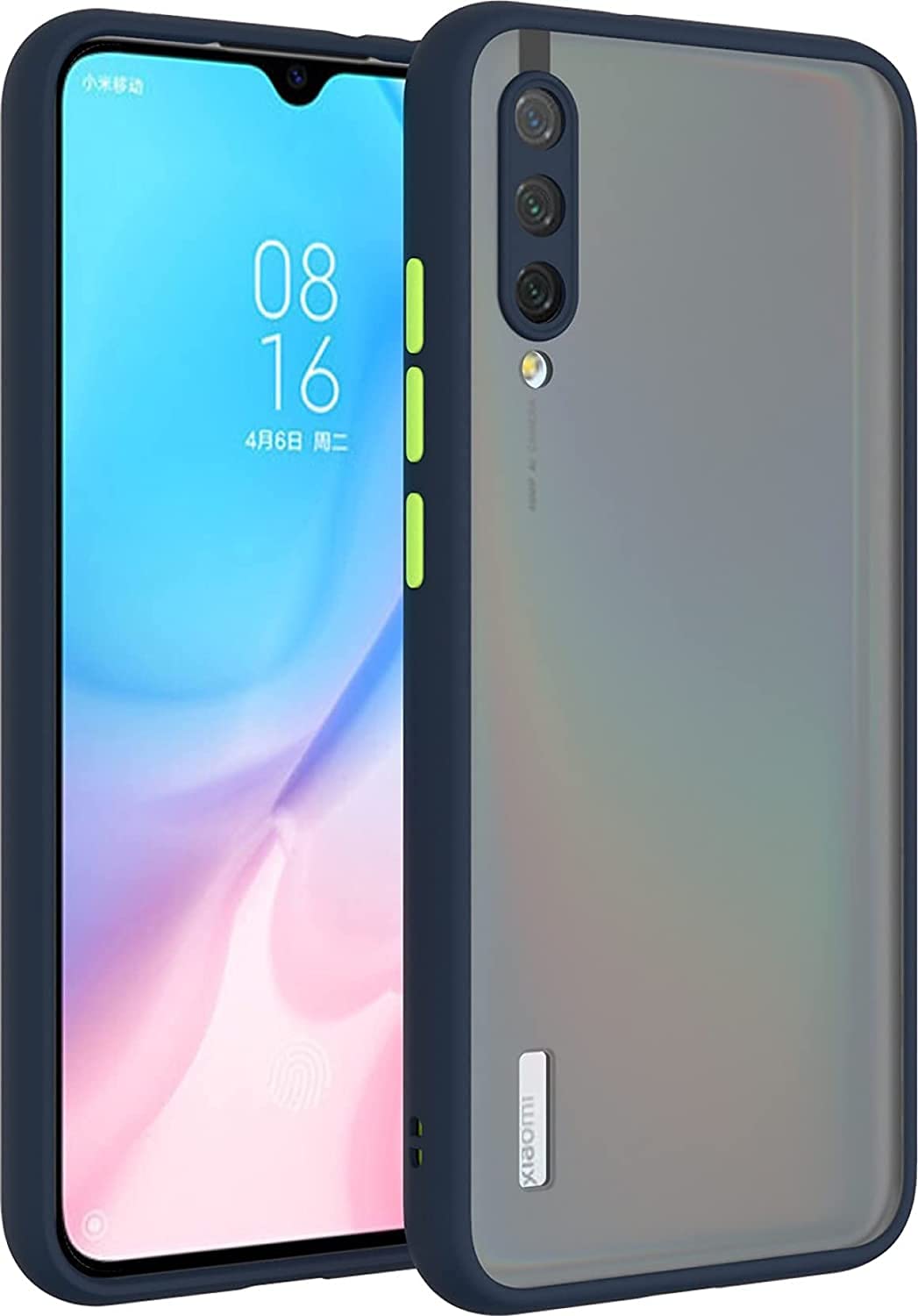 Axxitude Smoke Shockproof Semi Transparent Camera Protection Back Cover Case for Mi A3 - Blue (B0B1JD755Y) Amazon Price History, Amazon Price Tracker