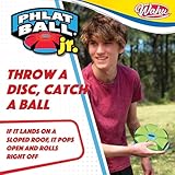 Wahu Phlat Ball Junior (Grün), Frisbee Scheibe und Ball für Kinder ab 5 Jahren, Fliegender Outdoor-Spielzeug Handball