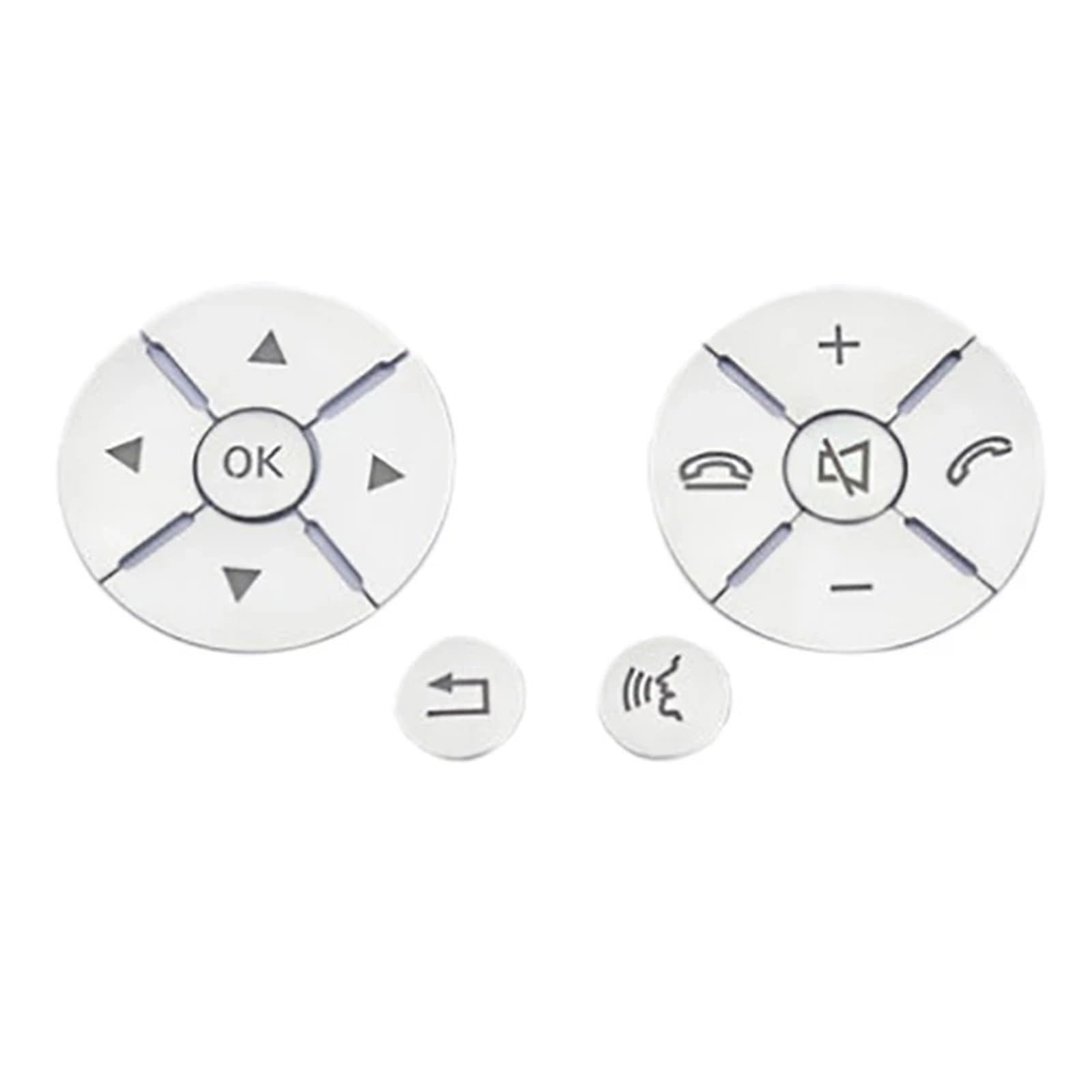 Interior Button Decals Compatible with Benz for E Class for W204 W212 Car Steering Wheel Button Door Unlock Memory Window Lift Sticker(Silver,Size2)