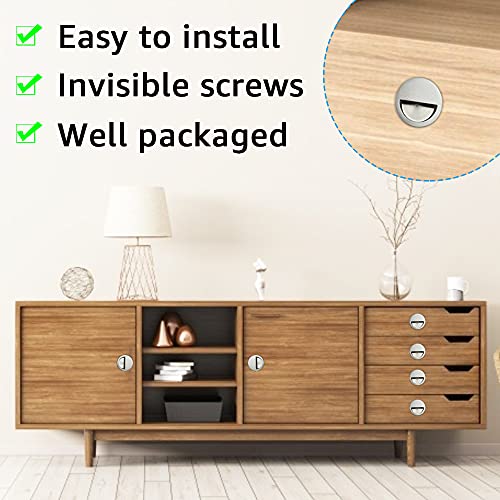 ANTHYTA 2 Pezzi Maniglie Porta Incassate in