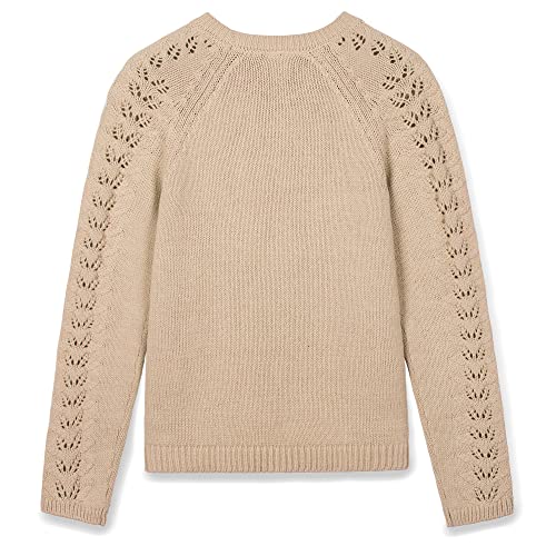 Image of Kid Nation Girls Sweaters for Teen Girls Toddler Girl Cute Knit Crewneck Pullover