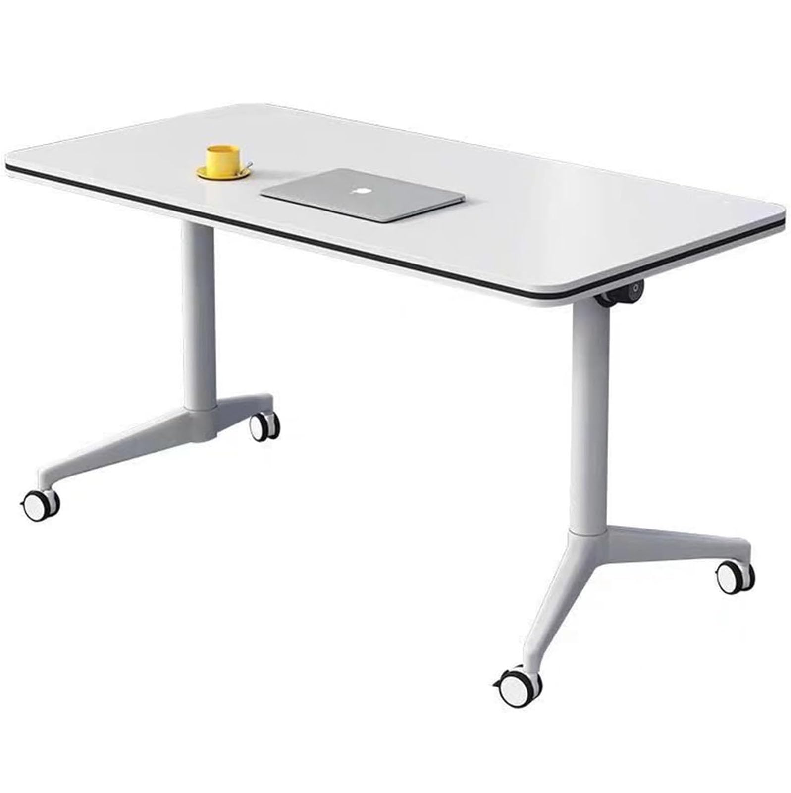 Faltbarer Konferenztisch, moderner Bürotisch für Meeting, Seminar, Trainingstisch für Klassenzimmer, kollaborativer Raum, Veranstaltungsnutzung, vielseitig und Design
