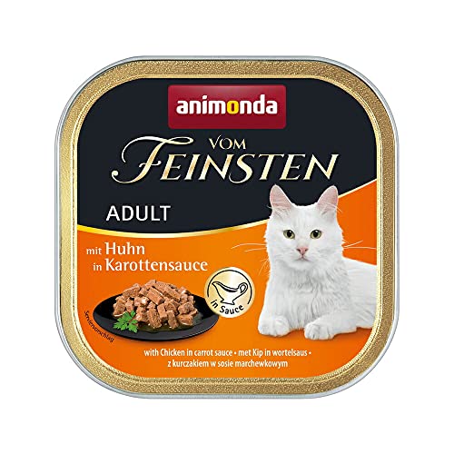 Produktbild von Animonda Vom Feinsten Adult Katzenfutter mit Huhn in Karottensauce - 32 x 100 g