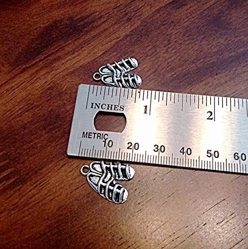 12 Sandal Charms Shoes of Peace & Peparation Armor of God Charms Shoe Charms Jesus Sandal Charms Findings Craft and Jewelry Supplies