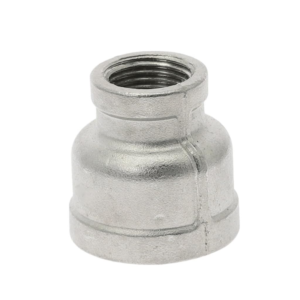304 Stainless Steel Pipe Fitting, BSP Female to Thread Reducer Connector, for Industrial Irrigation Plumbing Fittings(DN32 to DN15)