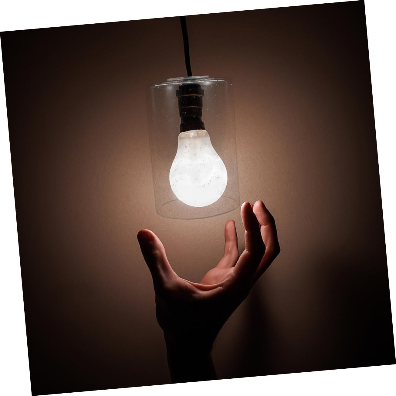 2pcs Bubble Glass Pendant Lamp Shades Replacement Cylinder Cover for Chandelier Wall Sconce and Hanging Lights Versatile Decorative Light Fixture Accessory