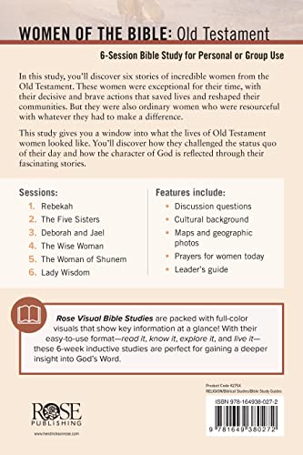 Women Of The Bible Old Testament: Bible Study (Rose Visual Bible Studies) #TOP1