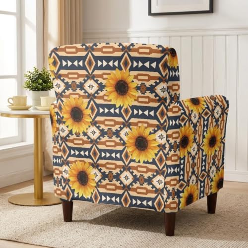 Funda para sillón elástica azteca protector de muebles salón 4