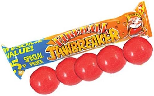 Fireball Jawbreakers Bubblegum x10 Packs 40 balls