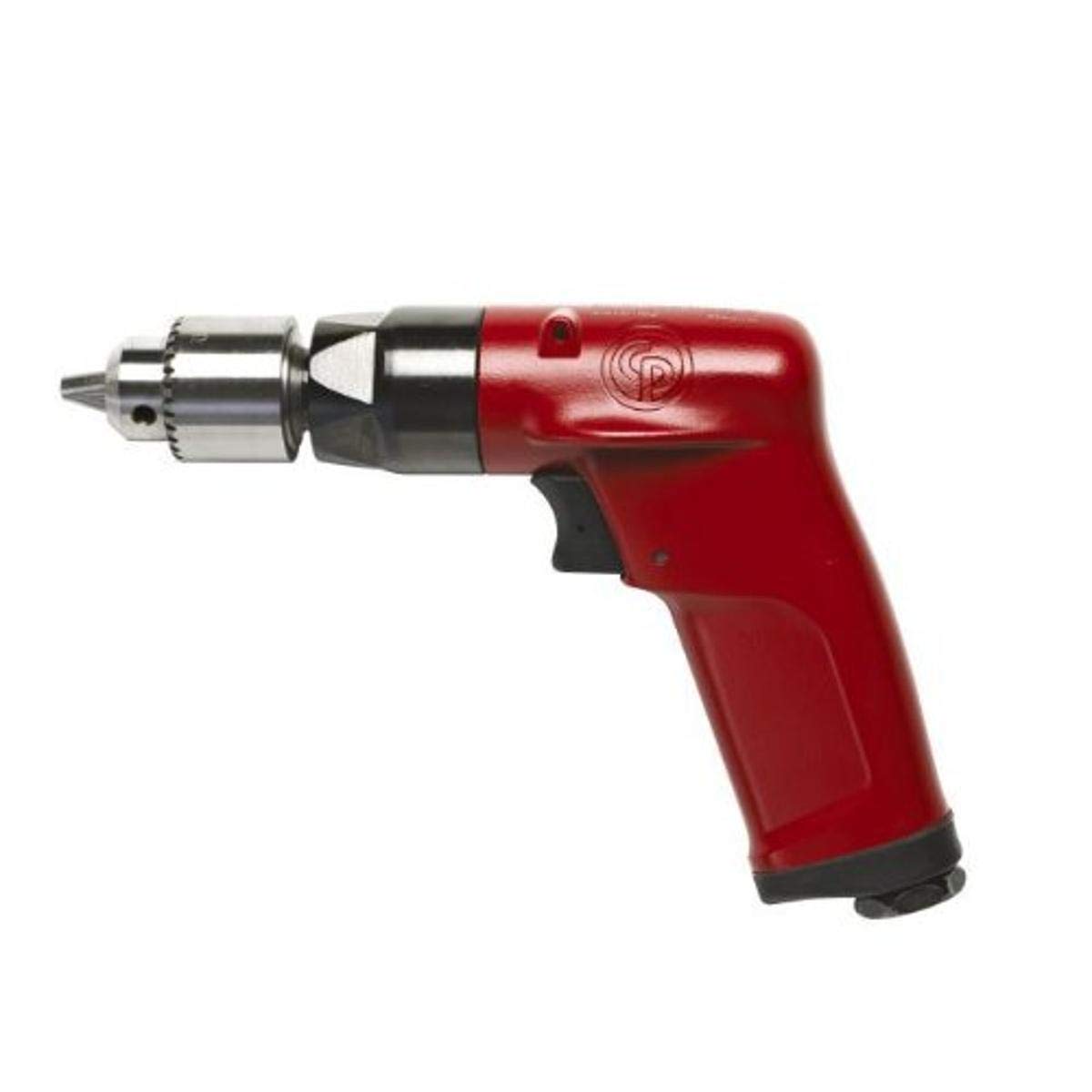 Chicago Pneumatic CP1014P24 - Air Power Drill, 1/4 Inch (6 mm), Keyed Chuck, Pistol Handle, 0.5 HP / 370 W, Stall Torque 3.4 ft. lbf / 4.6 NM, 2400 RPM, Hand Drill, Power Tools & Home Improvement