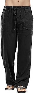 Amazon.es: Pantalon Lino - Negro / Ropa para hombre: Ropa