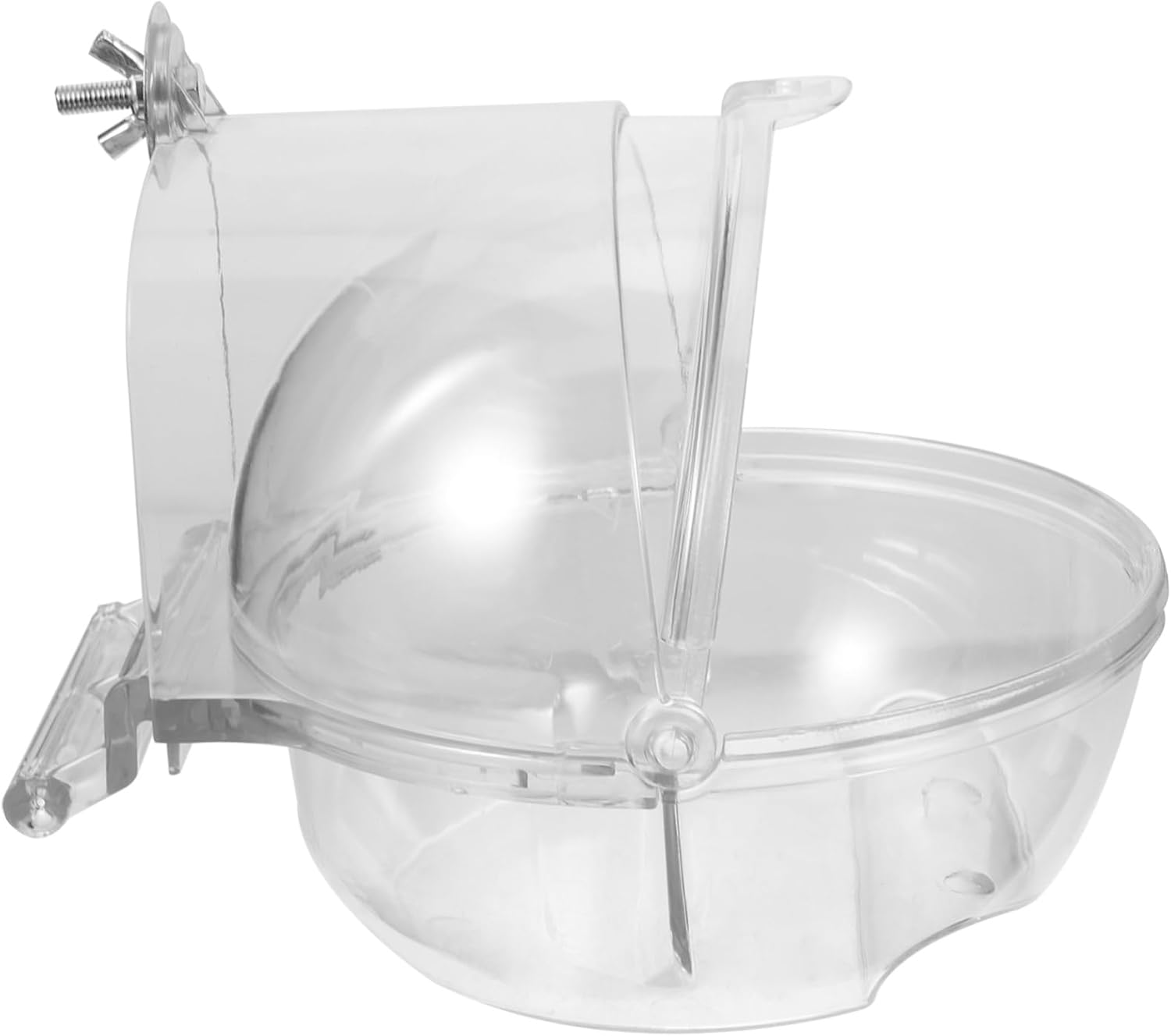 HANABASS 3pcs Bird Bath for Parrots and Birds Bathing Tub Lightweight Shower Box Accessory for Parakeets Sparrows