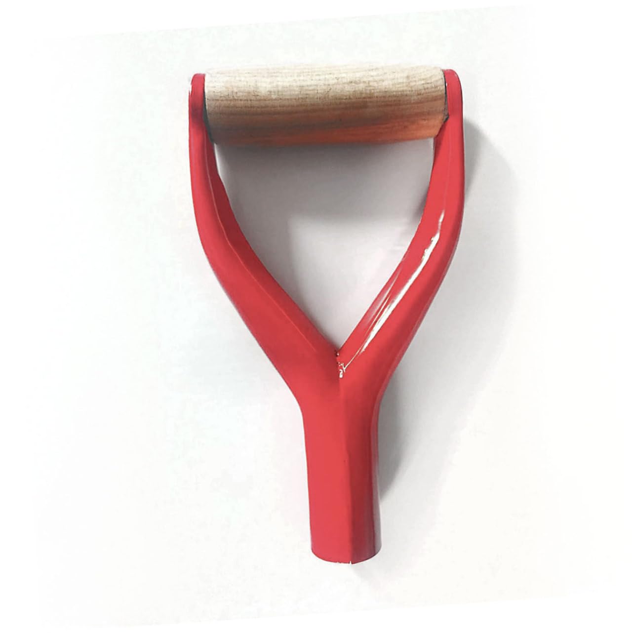 4 Piezas Pala con Mango De Madera Pala De Tierra con Fugas De Jardinería Reemplazo De Empuñadura De Pala Palas para Cavar Herramienta Llave Agarre Rojo El Plastico
